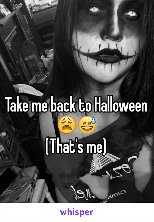 Take me back to Halloween 😩😅
(That's me) 