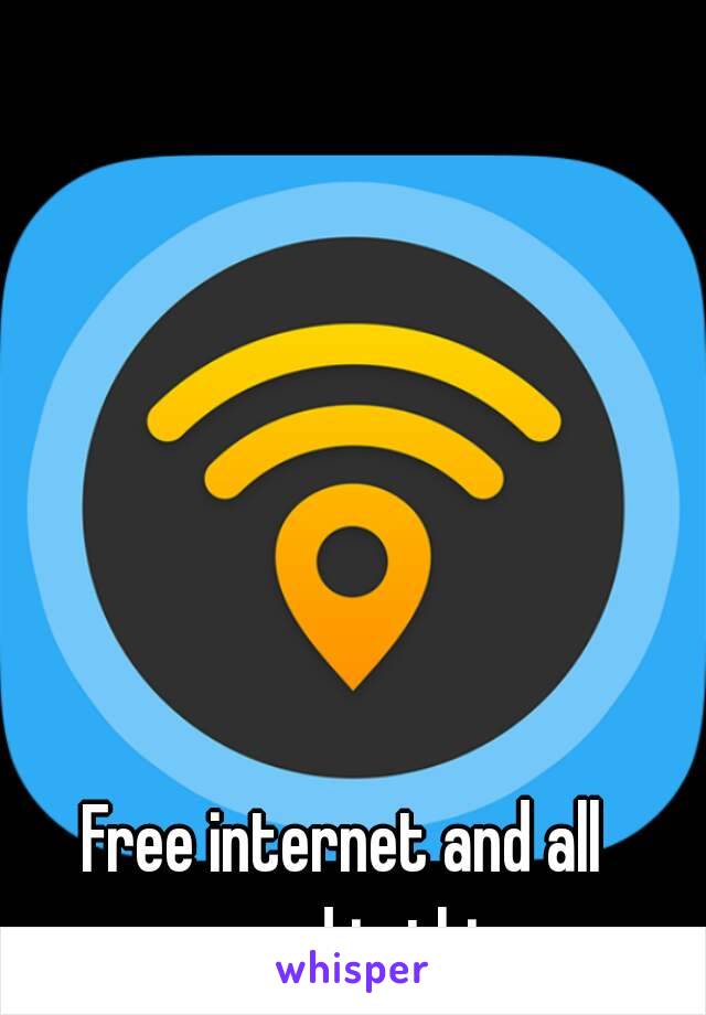 
Free internet and all password in this app