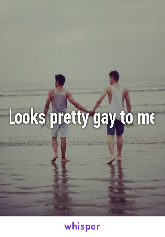 Looks pretty gay to me