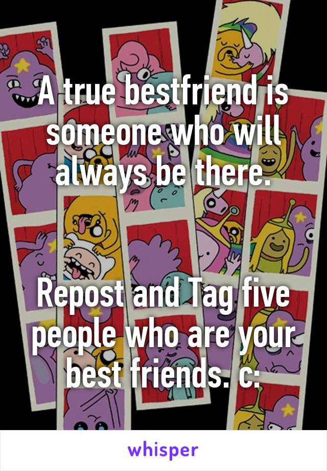 A true bestfriend is someone who will always be there.


Repost and Tag five people who are your best friends. c: