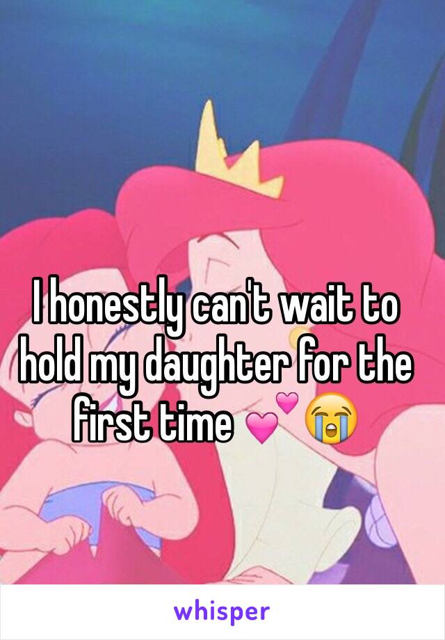 I honestly can't wait to hold my daughter for the first time 💕😭