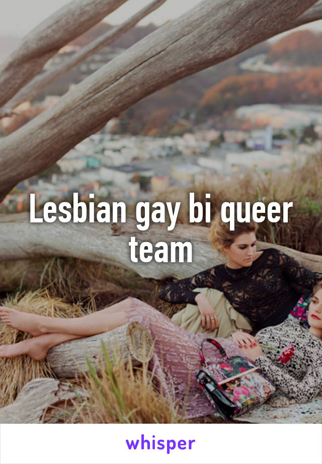 Lesbian gay bi queer team