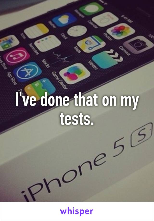 I've done that on my tests.