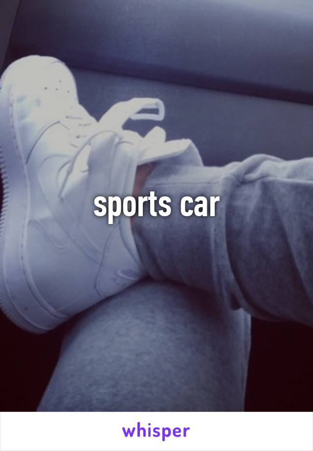 sports car
