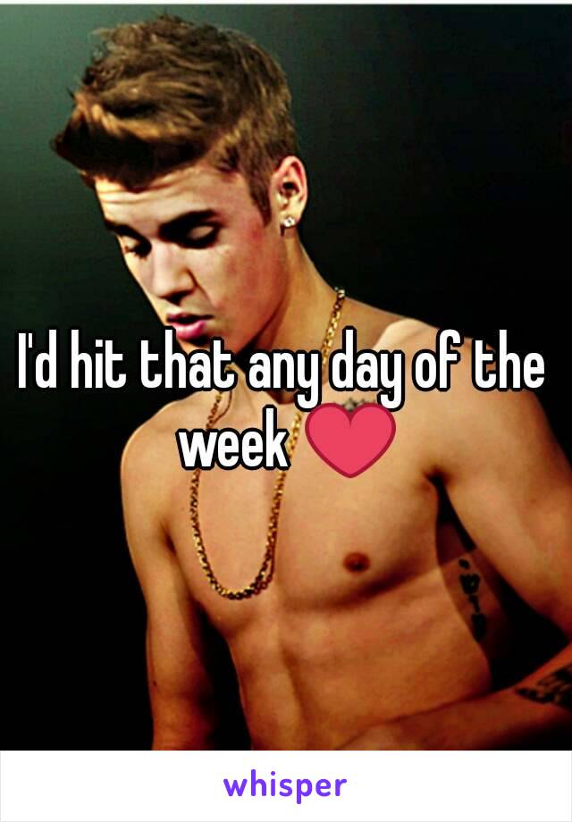 I'd hit that any day of the week ❤