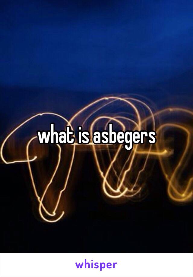 what is asbegers