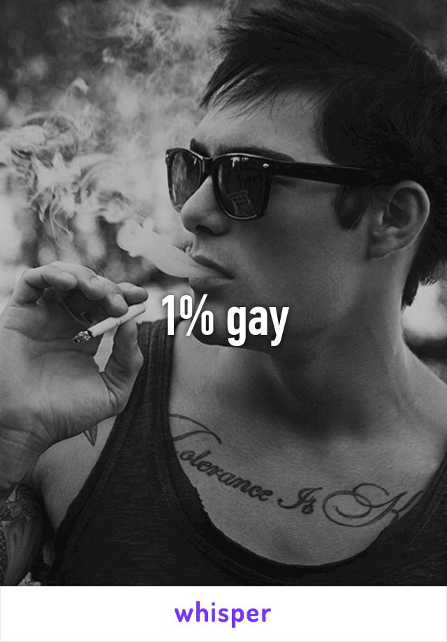 1% gay