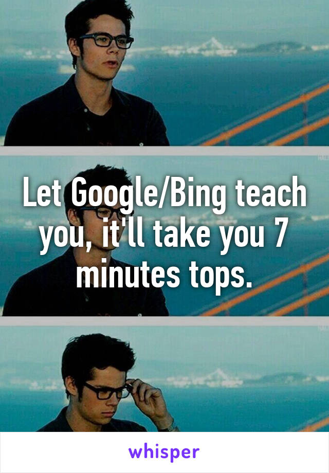 Let Google/Bing teach you, it'll take you 7 minutes tops.