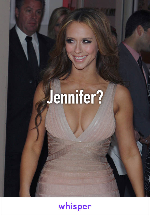 Jennifer?
