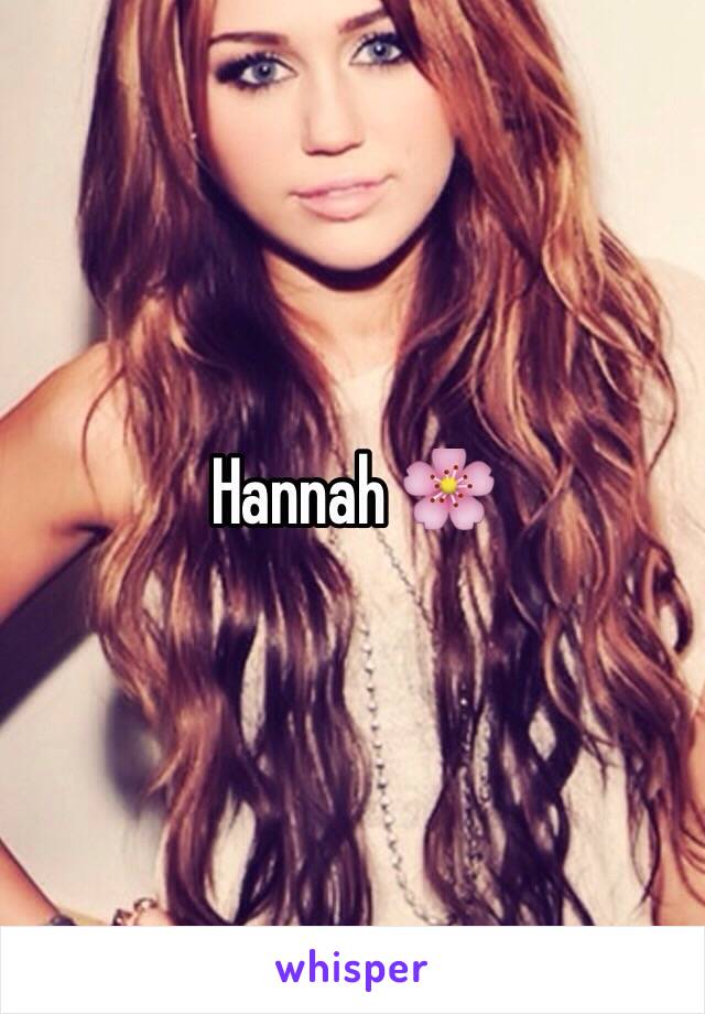 Hannah 🌸