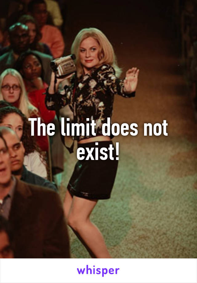 The limit does not exist!