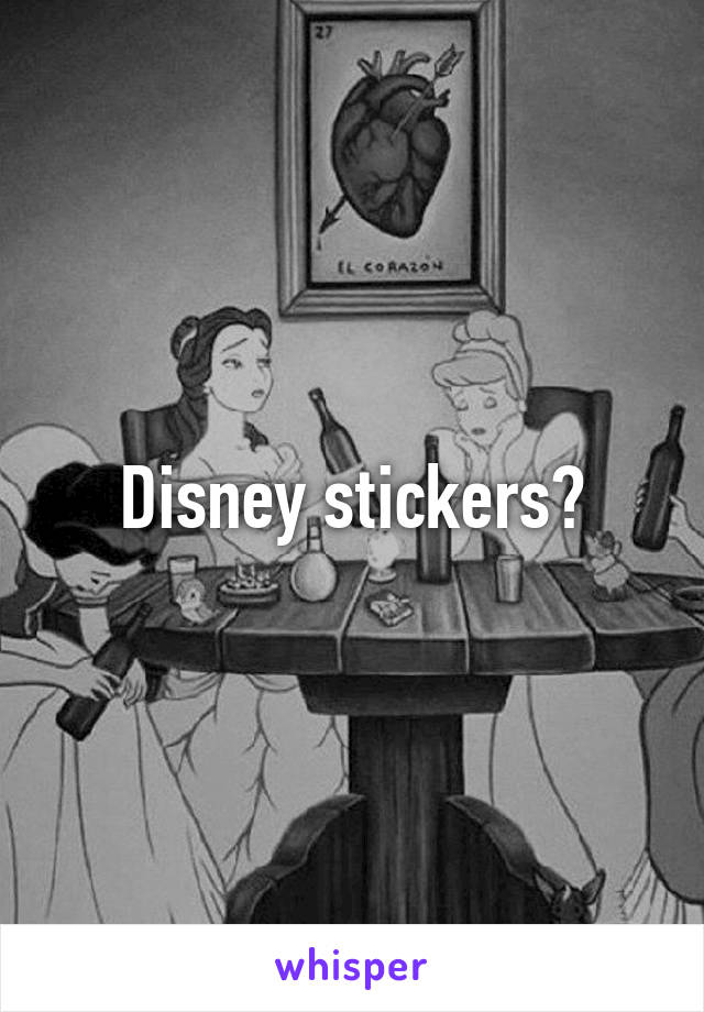 Disney stickers?