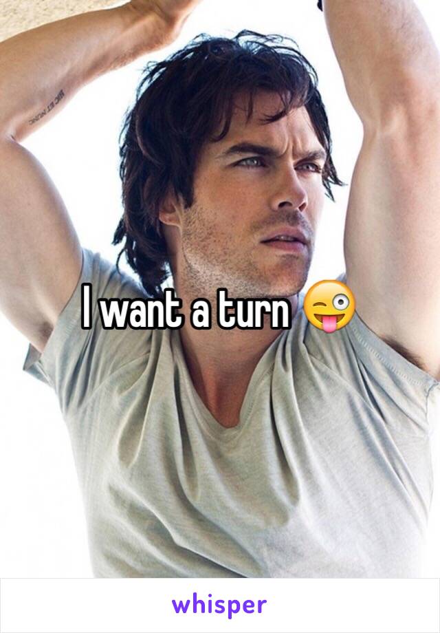 I want a turn 😜