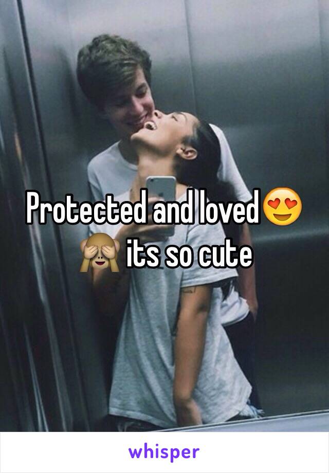 Protected and loved😍🙈 its so cute