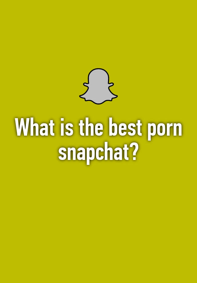 Snapchat Nudist