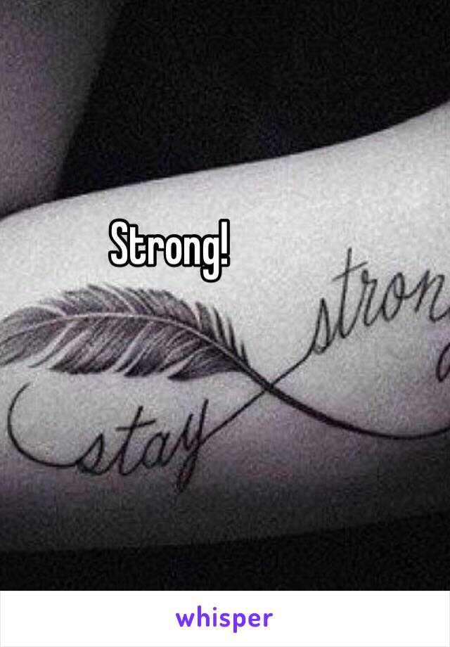 Strong! 