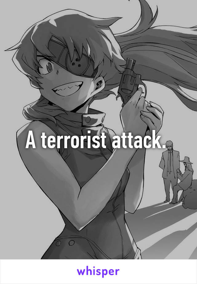 A terrorist attack. 