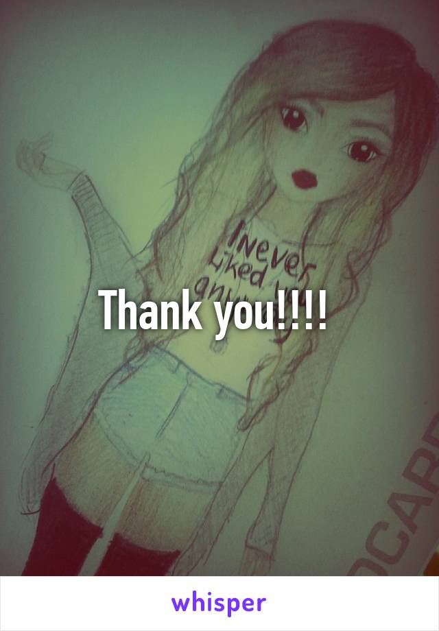 Thank you!!!! 