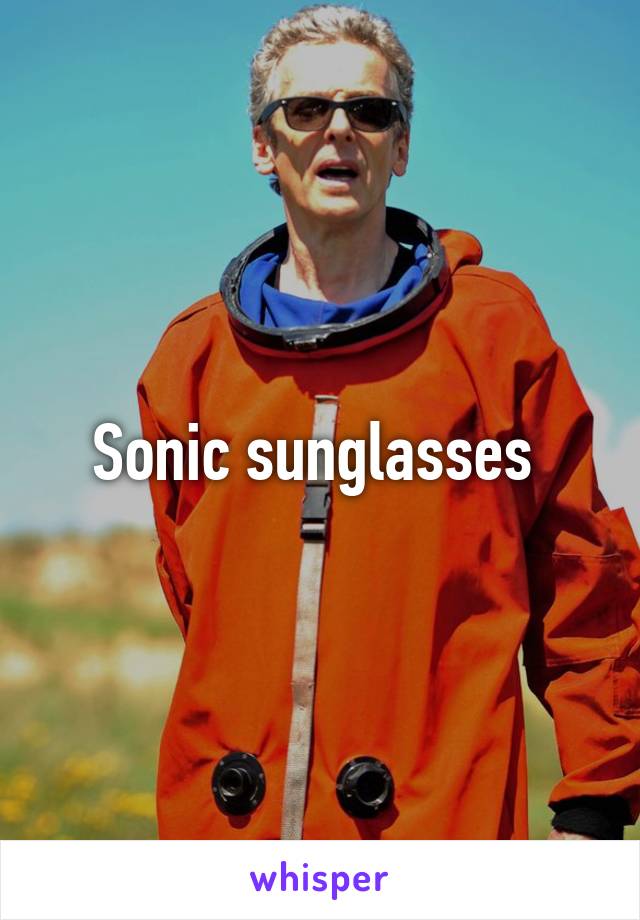 Sonic sunglasses 