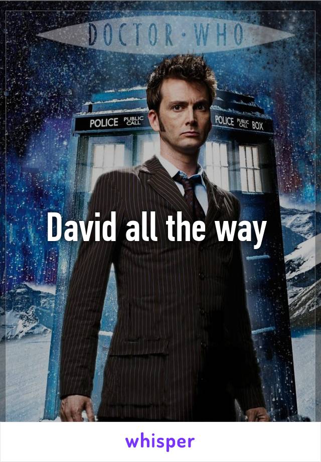 David all the way 