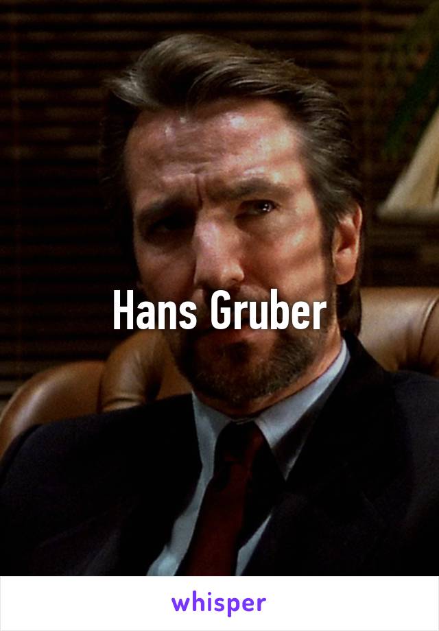 Hans Gruber