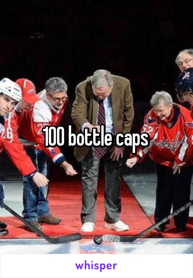 100 bottle caps 