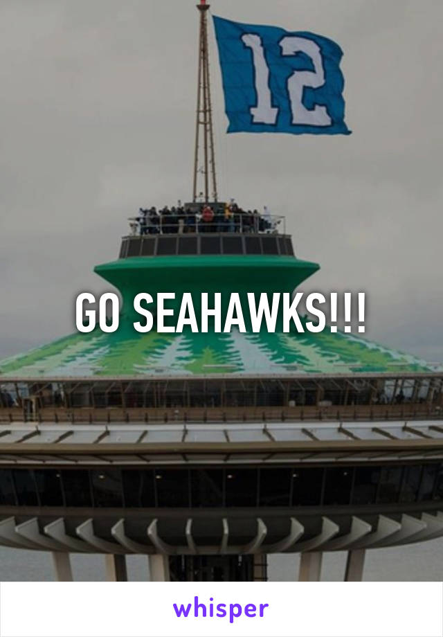 GO SEAHAWKS!!!