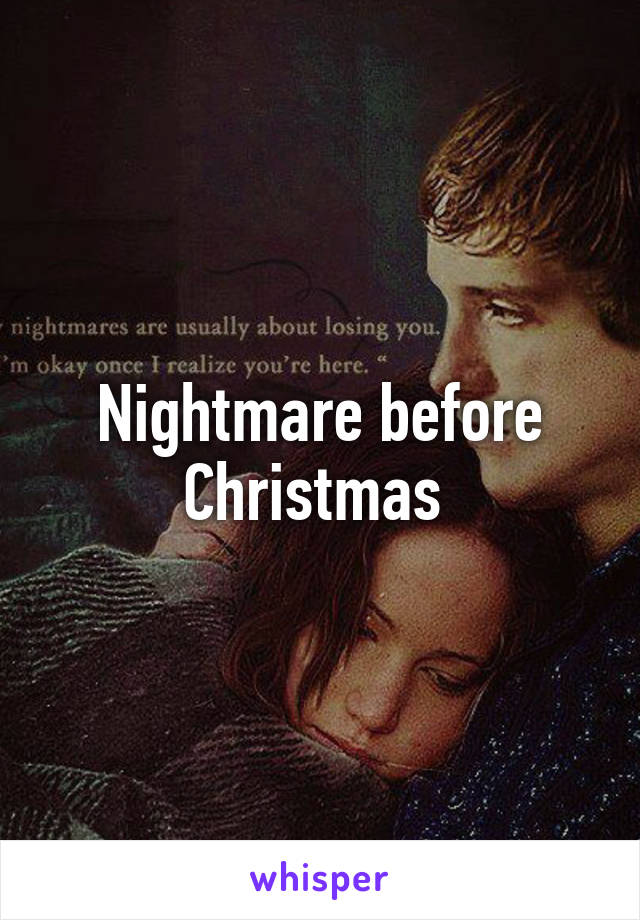 Nightmare before Christmas 