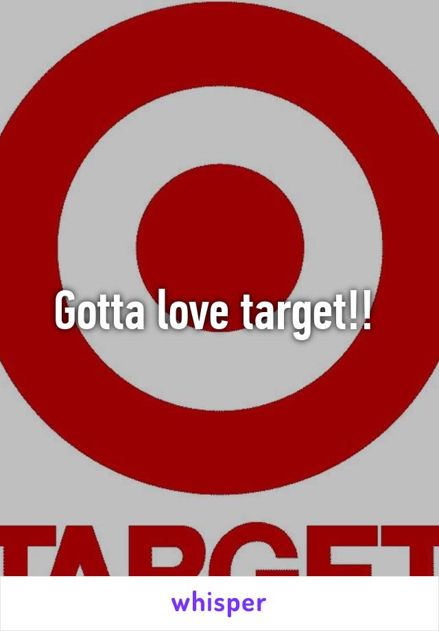 Gotta love target!! 