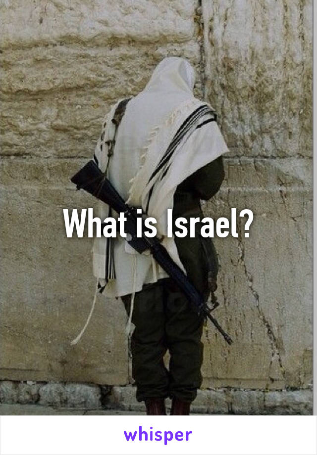 What is Israel?