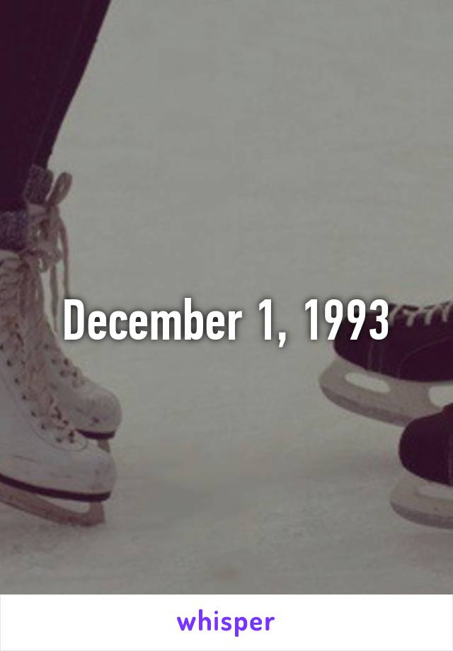 December 1, 1993