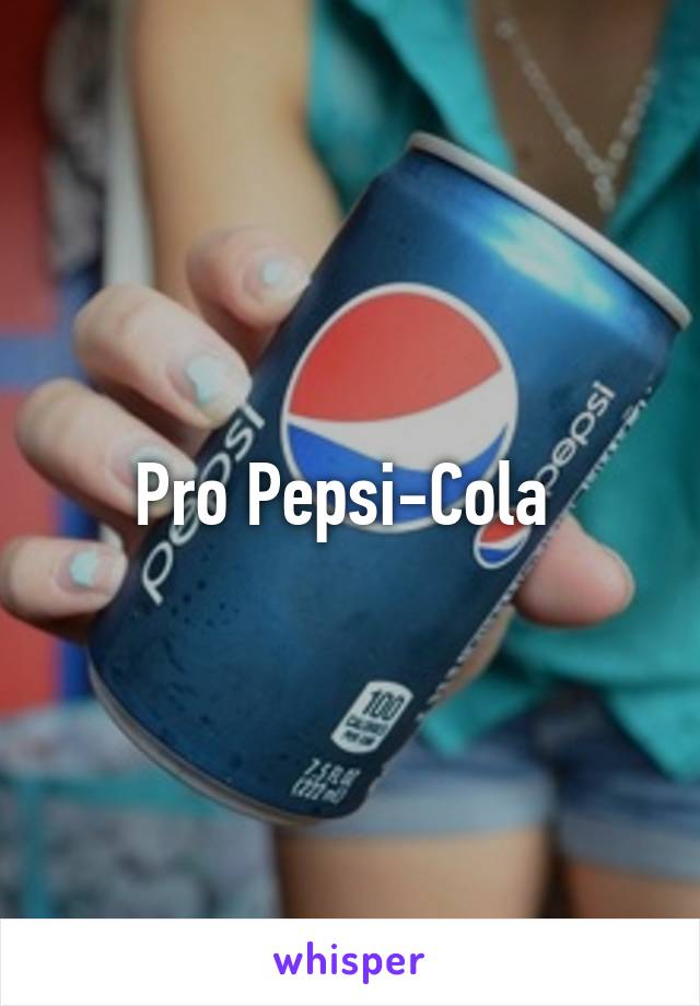 Pro Pepsi-Cola 