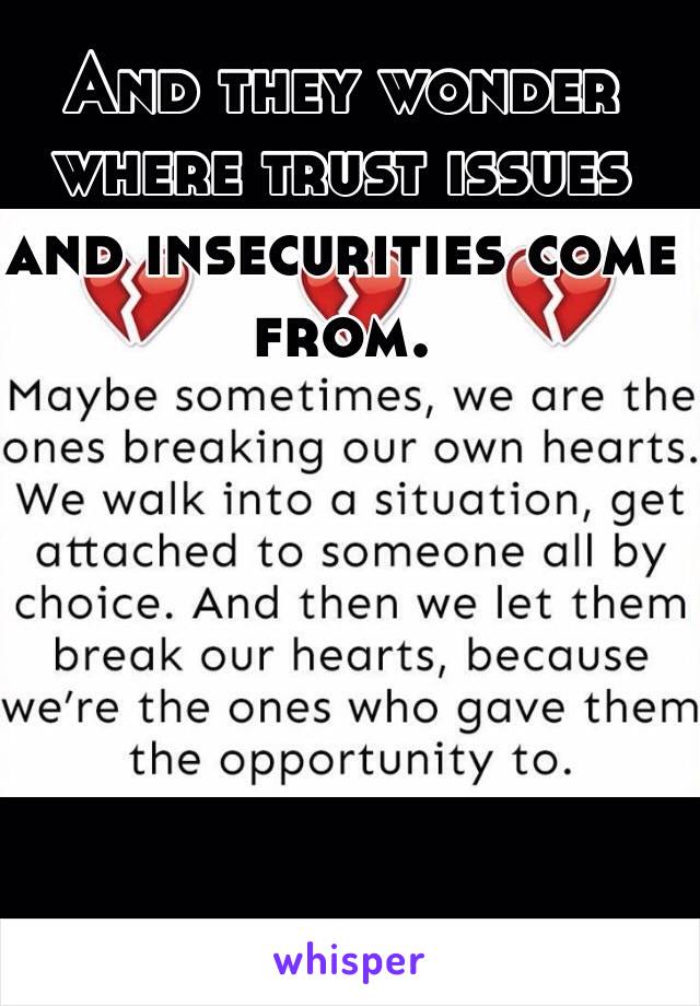 And they wonder where trust issues and insecurities come from.