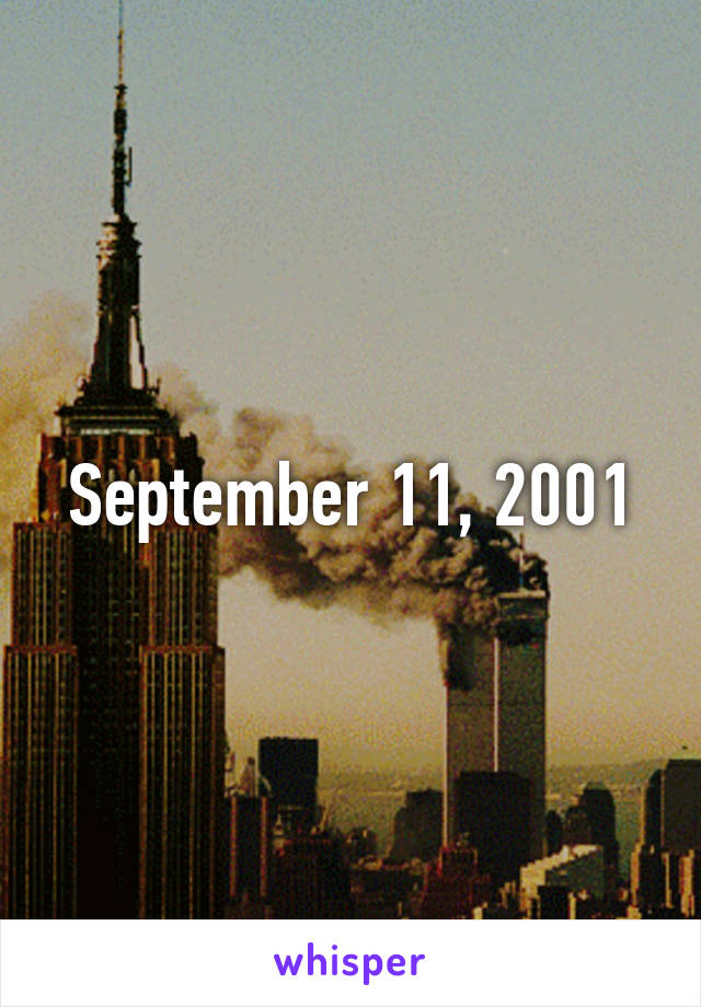 September 11, 2001