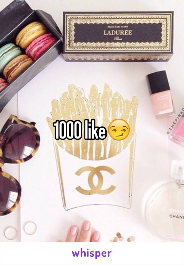 1000 like😏