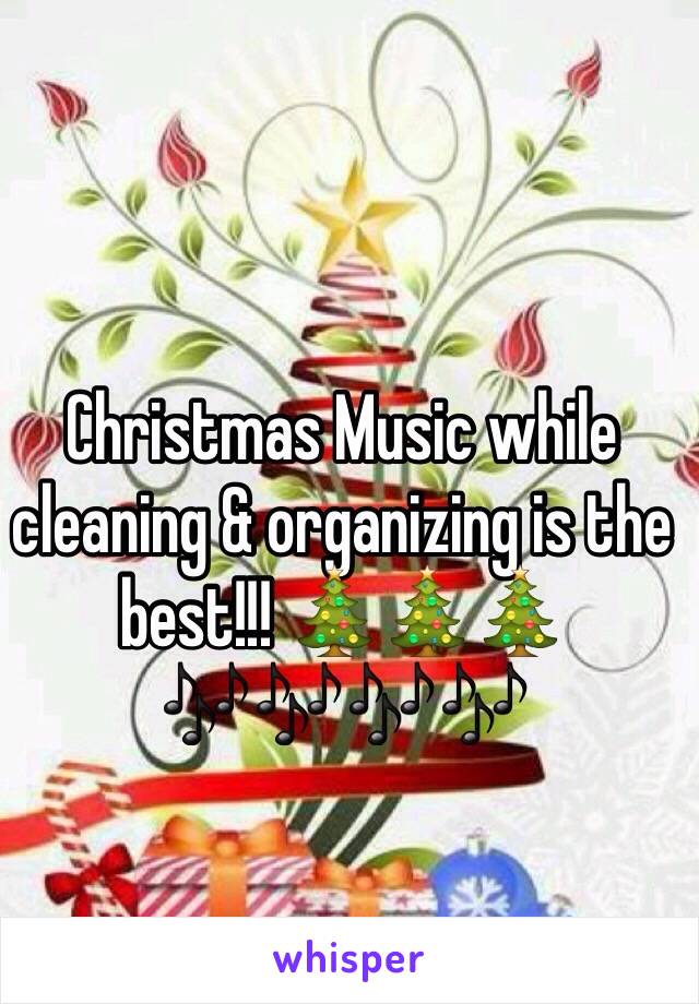 Christmas Music while cleaning & organizing is the best!!! 🎄🎄🎄🎶🎶🎶🎶