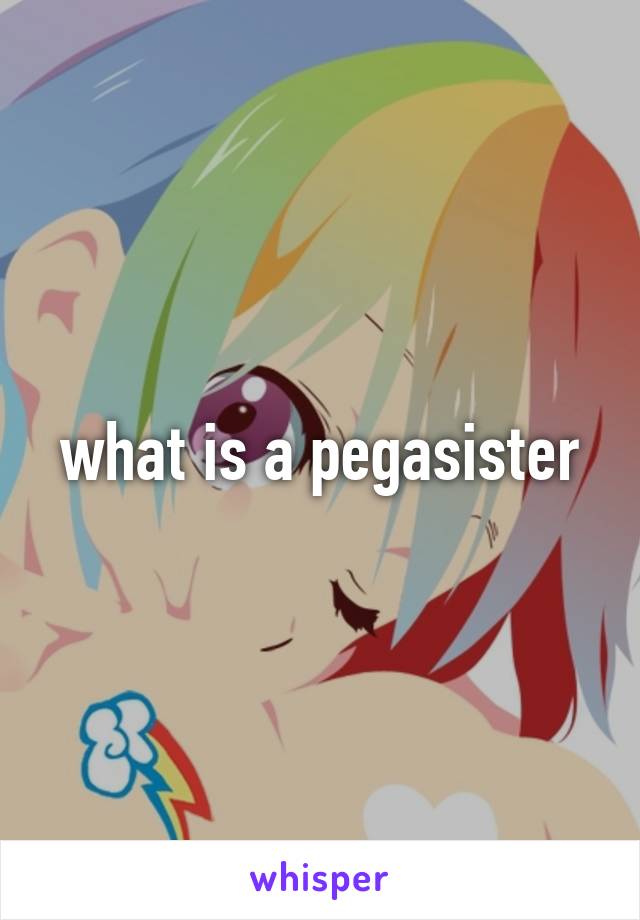 what is a pegasister