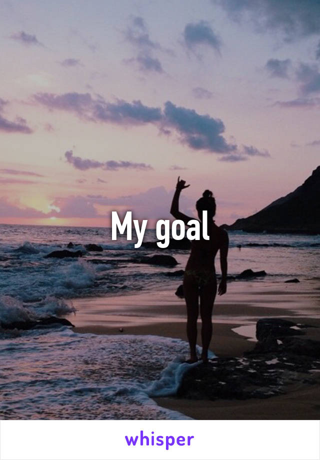 My goal