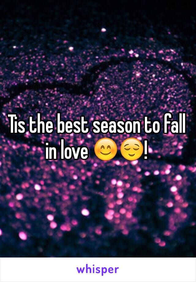 Tis the best season to fall in love 😊😌!