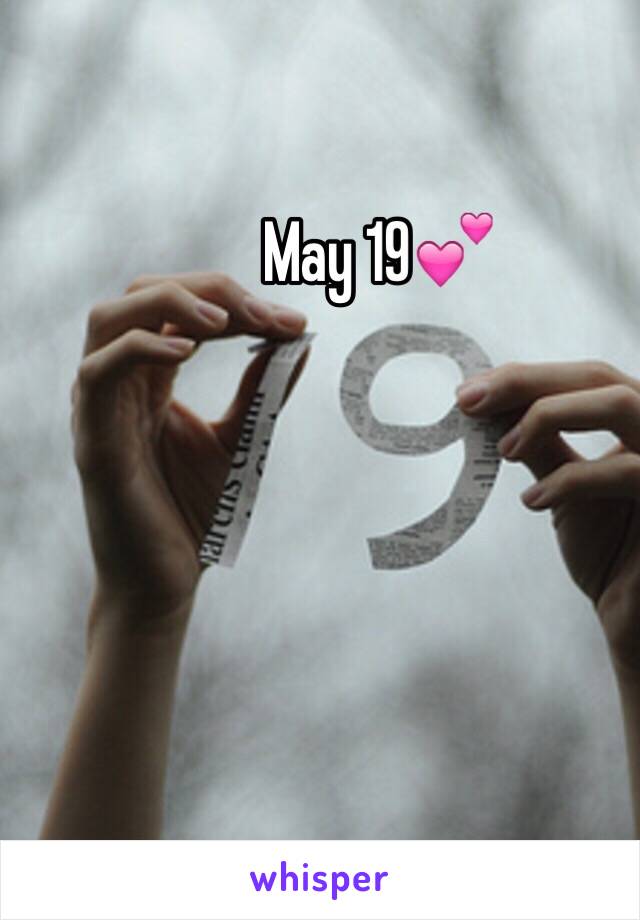 May 19💕