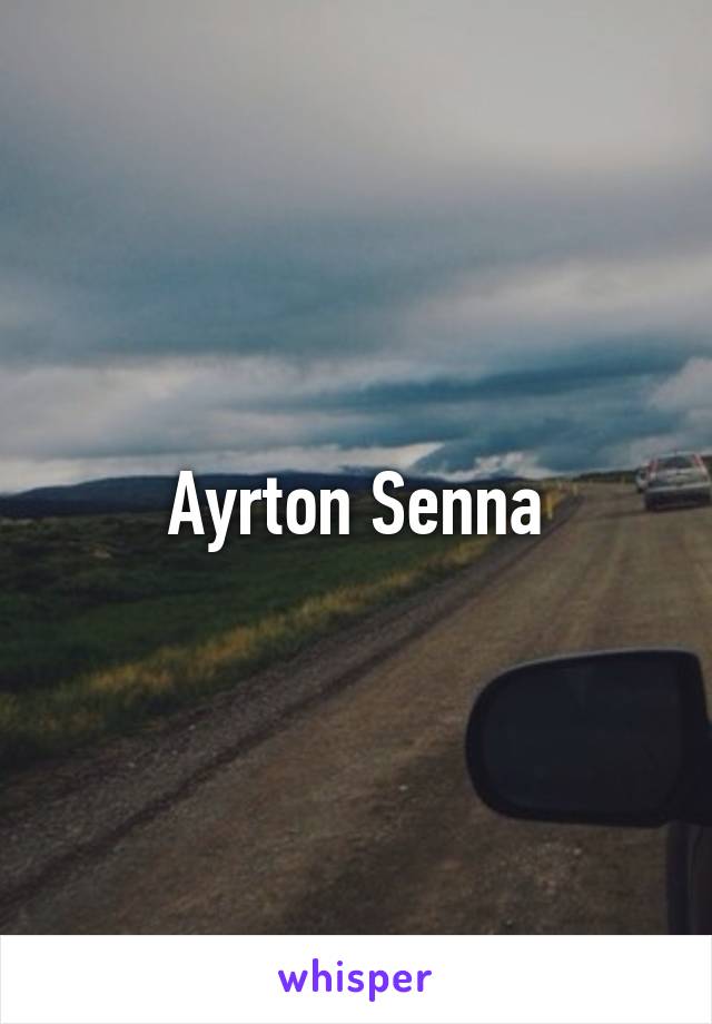 Ayrton Senna