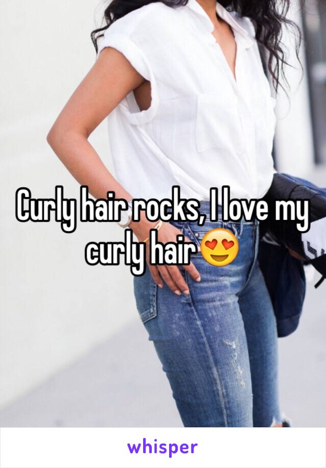 Curly hair rocks, I love my curly hair😍