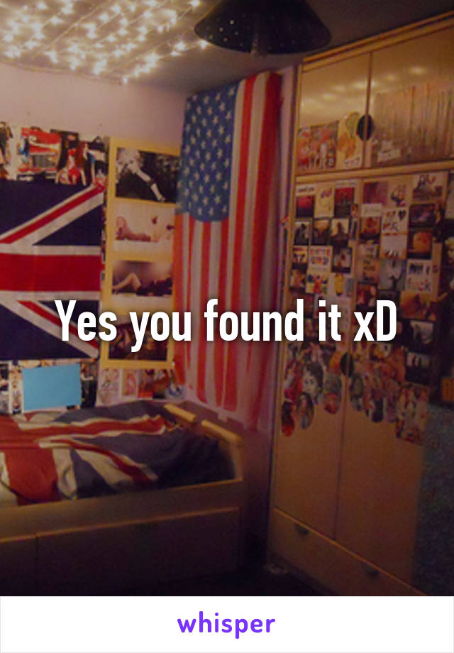 Yes you found it xD