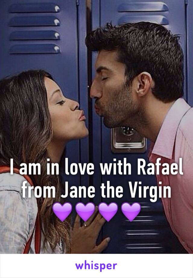 I am in love with Rafael from Jane the Virgin 💜💜💜💜