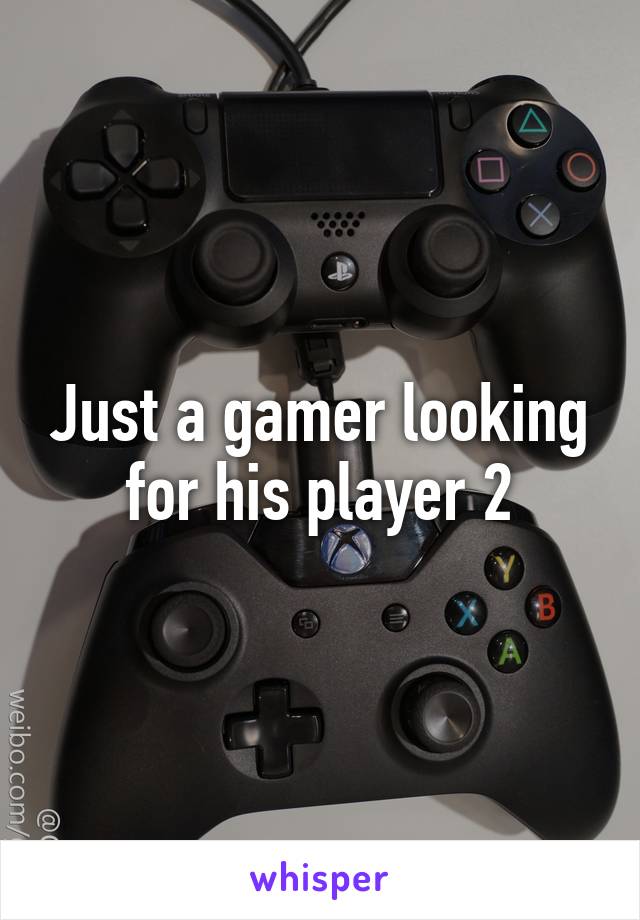 Just a gamer looking for his player 2