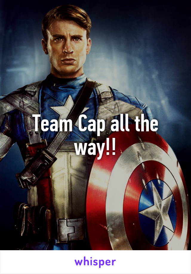 Team Cap all the way!!