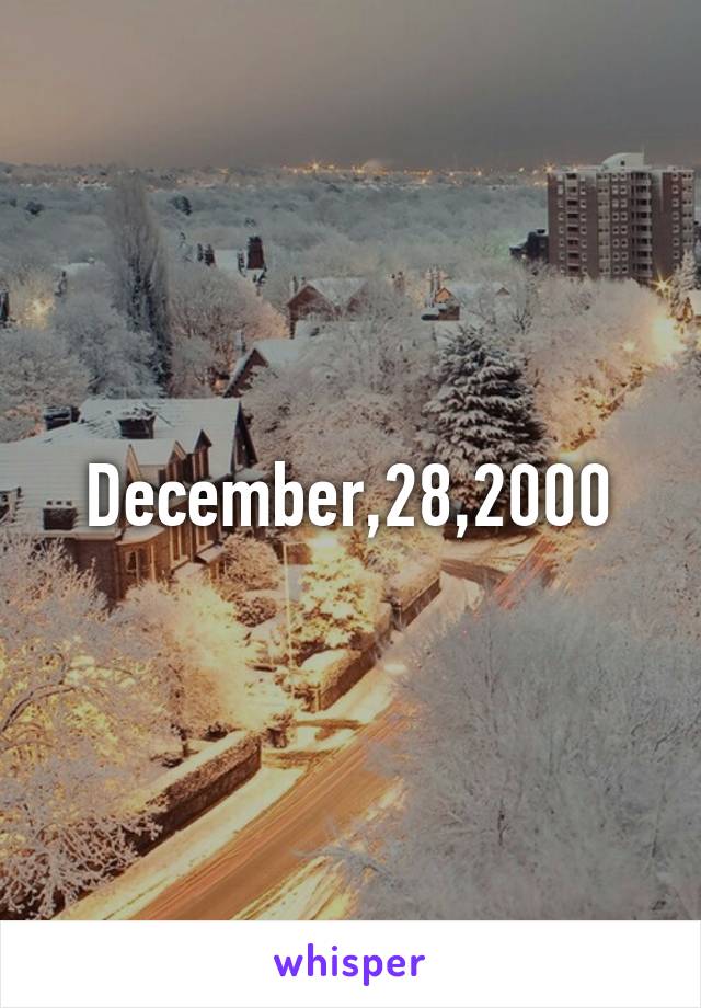 December,28,2000