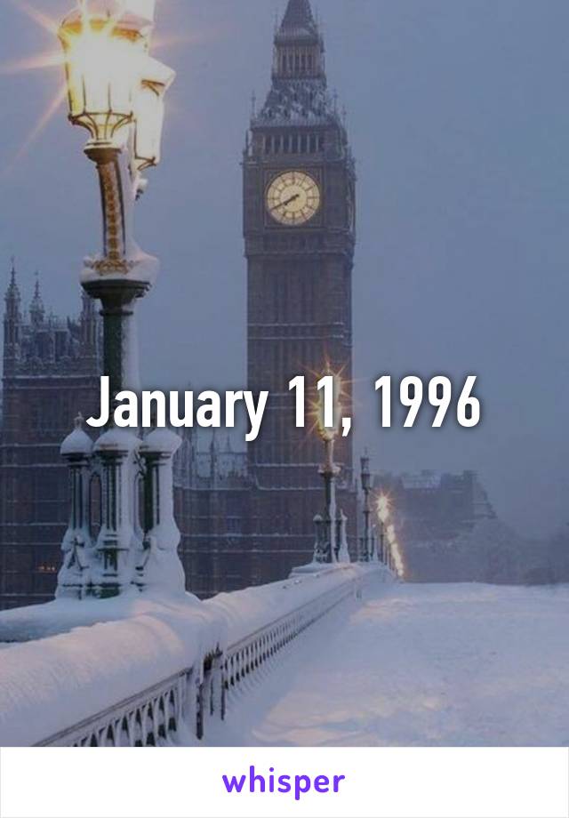 January 11, 1996