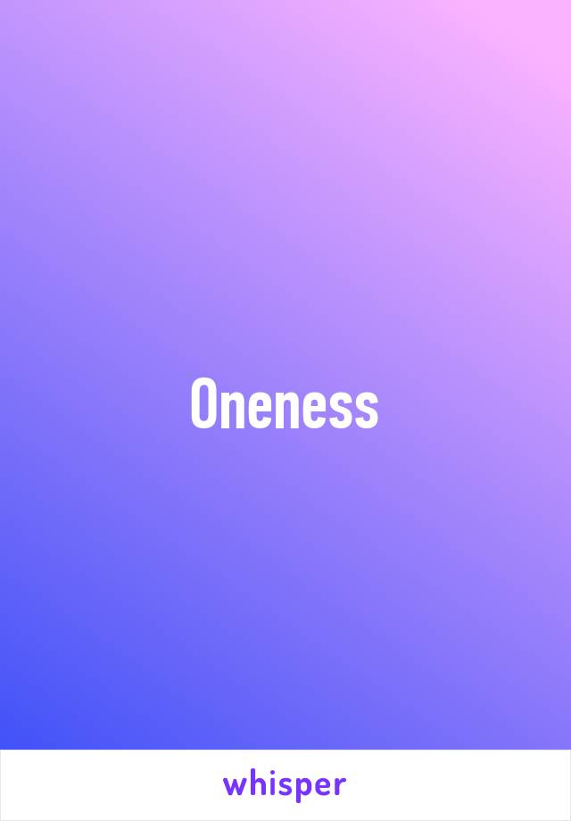 Oneness