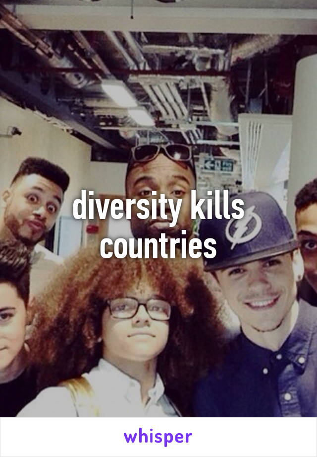 diversity kills countries